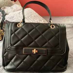 Black Quilted Handbag